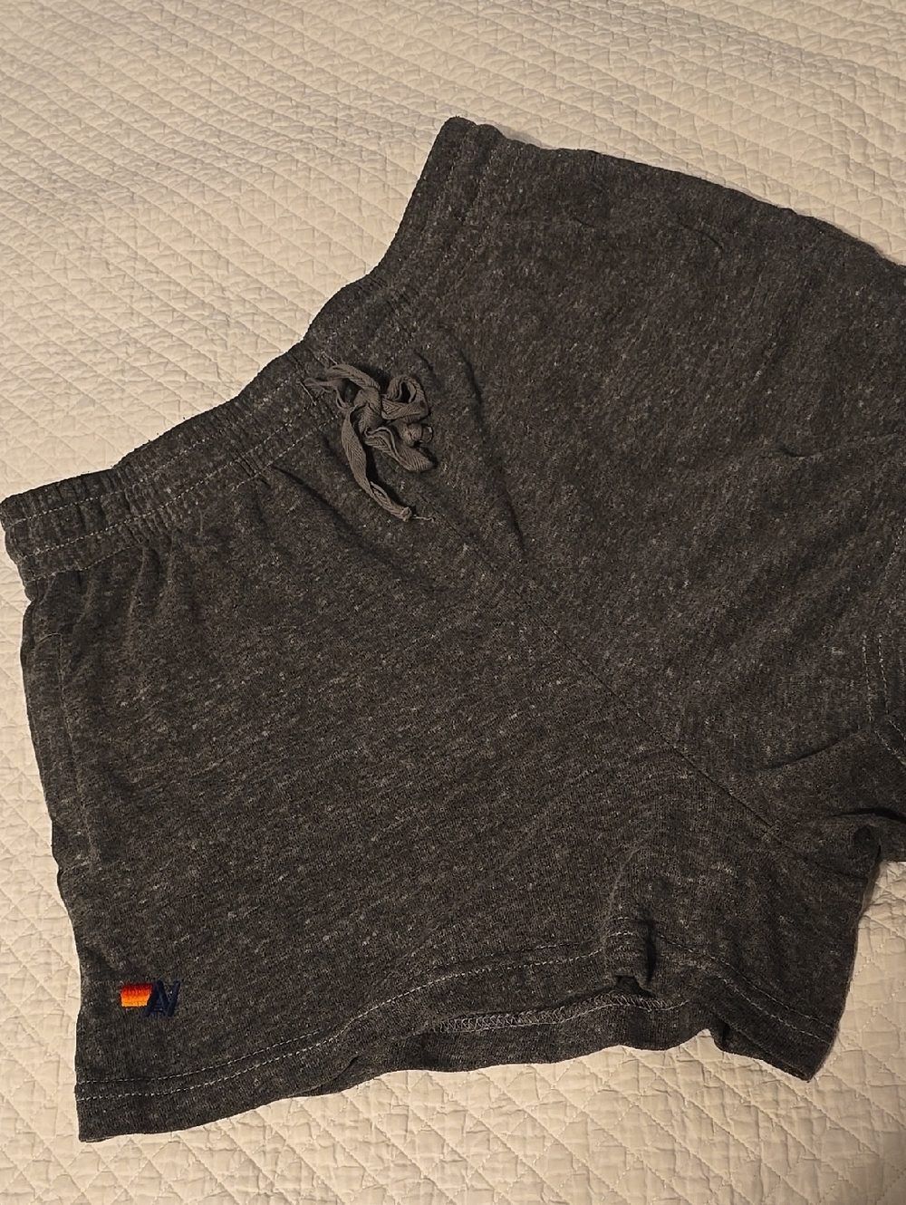 Aviator Nation Gray Embroidered Lightweight Lounger Shorts - Picture 2 of 13